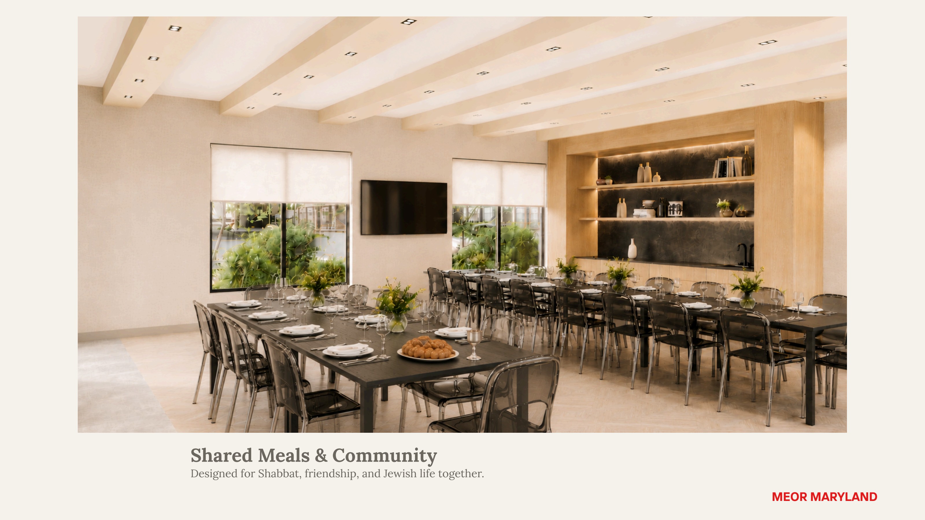 Shared Meals & Community — Shabbat, friendship, Jewish life